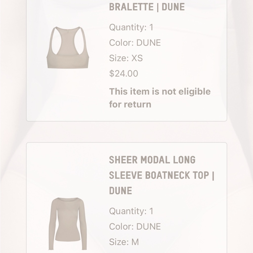 SKIMS Dune Sheer Modal Long Sleeve Boatneck Top